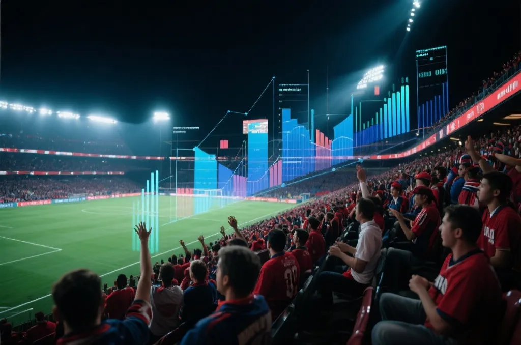 球迷与数据可视化结合的赛前准备场景